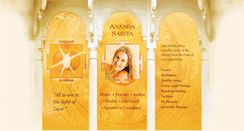 Desktop Screenshot of ananda-sarita.com