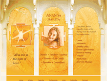 Tablet Screenshot of ananda-sarita.com